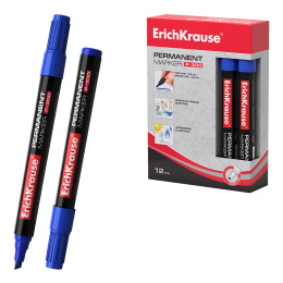 ErichKrause p-300 тұрақты маркері, сия Түсі Көк (12 қорапта)