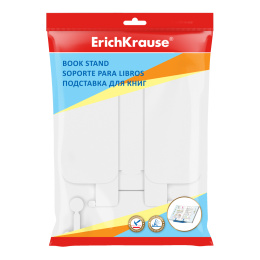 Подставка для книг пластиковая ErichKrause Классика, белый