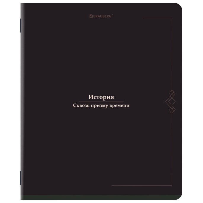 Тетрадь предметная VINTAGE 48 л., SoftTouch, ИСТОРИЯ, клетка, подсказ, BRAUBERG, 405155
