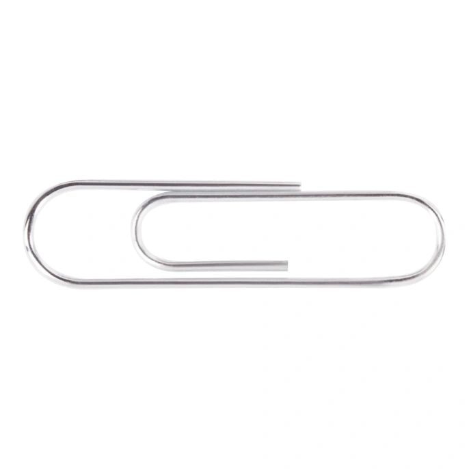 Скрепки BRAUBERG, 28 мм, оцинкованные, 100 шт., в картонной коробке, 227583