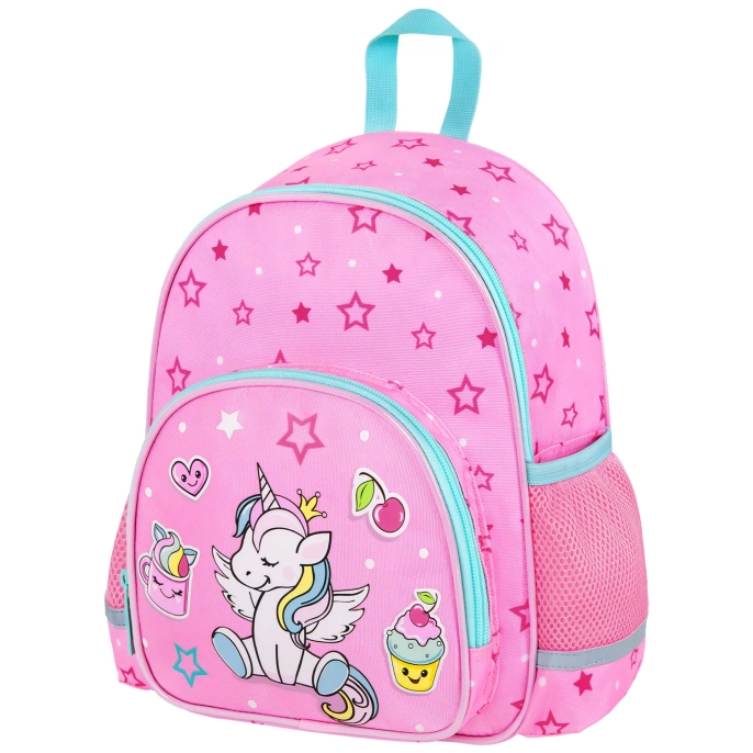 BRAUBERG kids play балалар рюкзагы, 1 бөлім, 3 қалта, "Unicorn dreams", 29х23х12 см, 272052