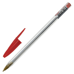 Staff "Basic Budget BP-04" шарикті қалам, қызыл, 0,5 мм жазу сызығы, штрихкодпен, 143870