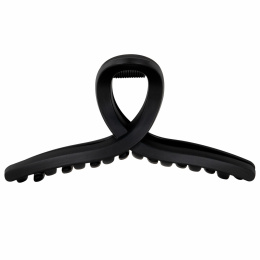 Краб для волос 11 см, soft-touch, чёрный, MONTE VITA (МОНТЕ ВИТА), 457006