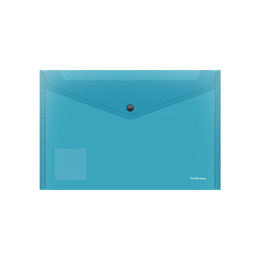 Түймедегі конверт қалтасы пластикалық ErichKrause құрылымы Апельсин жарқырауы, A4, мөлдір, ассорти (24 пакетте)
