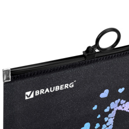 BRAUBERG A4 дәптер қалтасы, 1 бөлім, пластик, найзағай, "сүйкімді тұмсық", 273319
