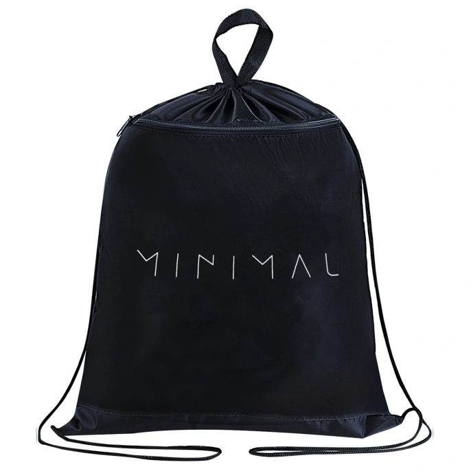 Мешок для обуви BRAUBERG, с петлёй, карман на молнии, 47х37 см, "Minimal", 274636