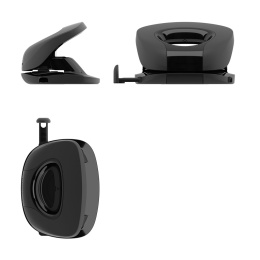 Дырокол ErichKrause R20 Классика до 15 листов, черный (в коробке по 1 шт.)