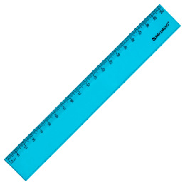 Brauberg "FRUITY" орташа сызба жиынтығы (20 см сызғыш, 2 Үшбұрыш, транспортир), қарындаш қорап, 210771