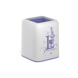 Подставка настольная пластиковая ErichKrause Форте, Лаванда, белый с фиолетовым