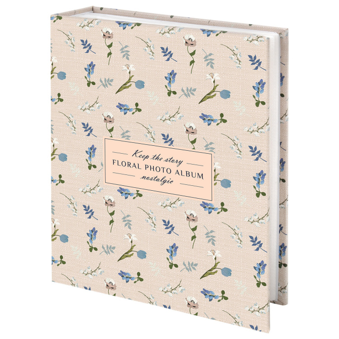 BRAUBERG фотоальбомы "Vintage flowers" 200 фото 10х15 см, Қатты мұқаба, 391428