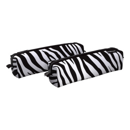 Қарындаш қорапшасы шағын ErichKrause 210x50x50mm қара және ақ зебра