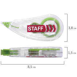 STAFF College түзету таспасы, 5мм х 6м, корпус мөлдір, блистер, 226807