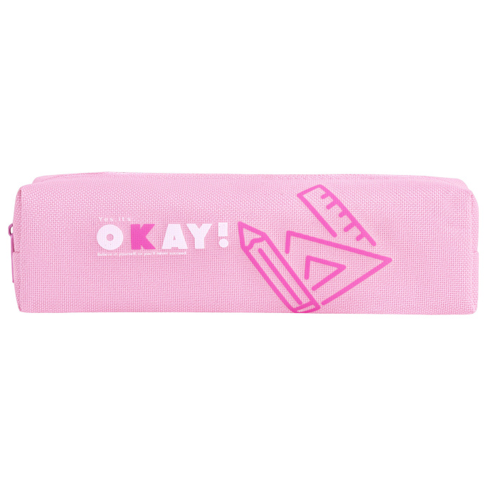 Пенал ЮНЛАНДИЯ ЮНИОР, 1 отделение, полиэстер, "Okay", 20х6х4 см, 273806