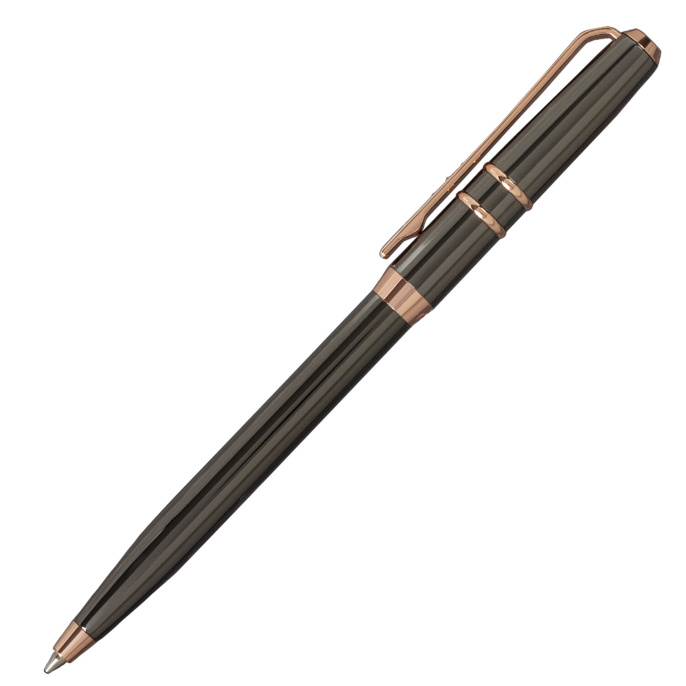 Galant "SFUMATO GOLD" сыйлық шарикті қалам, металл корпус, бөлшектер раушан алтын, түйін 0,7 мм, көк, 143515