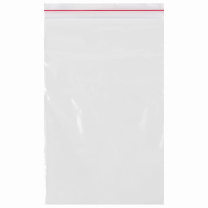 Пакеты с замком ZIP LOCK "зиплок", комплект 100 шт., 80х120 мм, ПВД, толщина 35 микрон, BRAUBERG, 606209