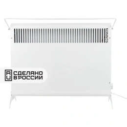 Обогреватель-конвектор SONNEN MINI-1500.2, 1500 Вт, вешалка, Х-образный нагревательный элемент, белый, сделано в России, 457631