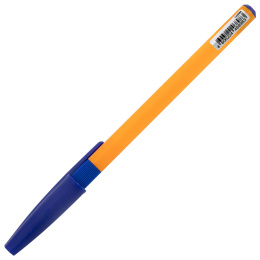 Ручка шариковая с грипом BRAUBERG "i-STICK POINT ORANGE", СИНЯЯ, пишущий узел 0,7 мм, линия письма 0,35 мм, 144386