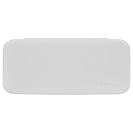 Brauberg пластикалық қарындаш қорабы, сұр, жапсырмалары бар, 21х9х3 см, 272273