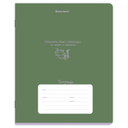 Тетрадь 18 л. BRAUBERG клетка, обложка картон, PHRASES, 107784