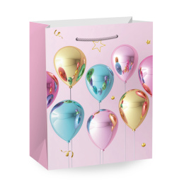 Пакет подарочный (1 штука) 33х13х45 см (XL), "Birthday Collection", ассорти, фольга, ЗОЛОТАЯ СКАЗКА, 700826
