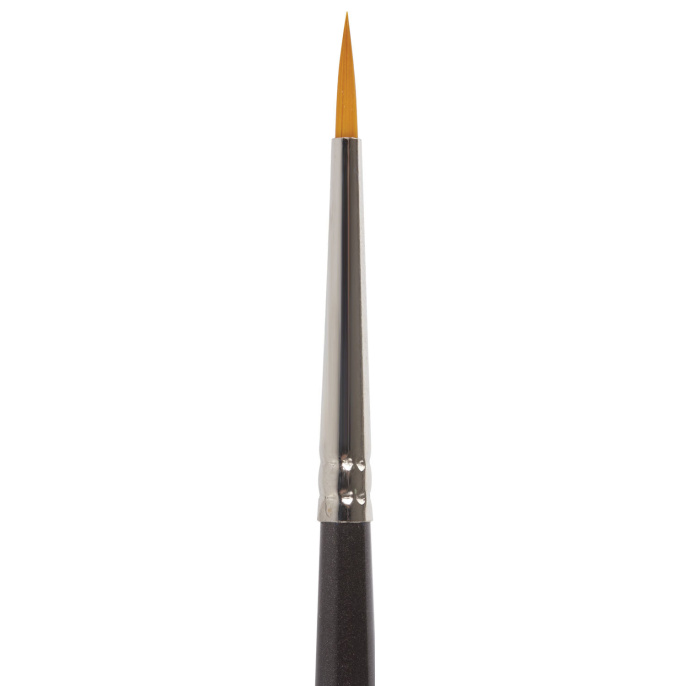 Brauberg art CLASSIC, синтетика қатты, дөңгелек, № 1, ұзын тұтқа