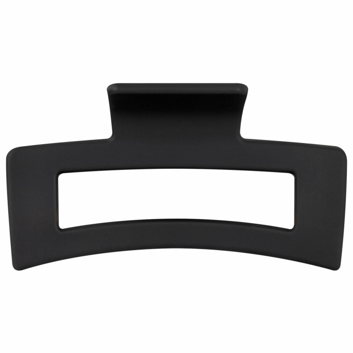 Краб для волос 8,5 см, soft-touch, чёрный, MONTE VITA (МОНТЕ ВИТА), 457002