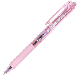 Ручка шариковая автоматическая с грипом BRAUBERG "CLASSIC PASTEL", СИНЯЯ, корпус ассорти, пишущий узел 0,5 мм, линия письма 0,35 мм, 144468
