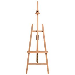 Мольберт напольный BRAUBERG ART CLASSIC, бук, угол 60°, 63х174(231)х68см, высота холста 126см,190652