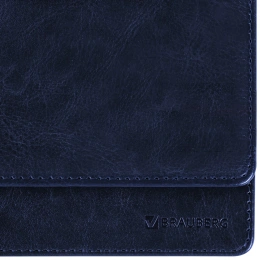 Brauberg "Imperial", кожзам, 60 л., көк, 11169, 111694 күні көрсетілмеген (305x140 мм) жұмыс үстелі планингі