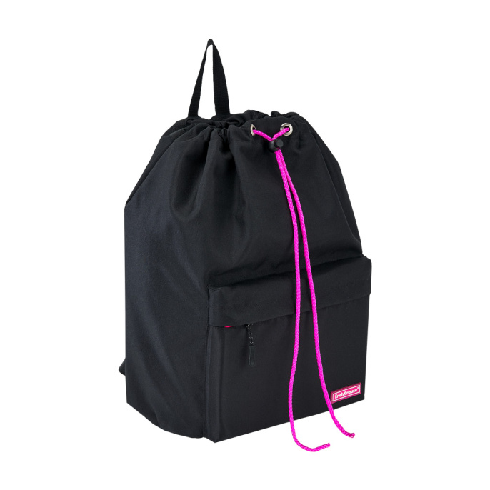 Рюкзак на шнурке ErichKrause EasyLine® 16Л Чёрный и розовый