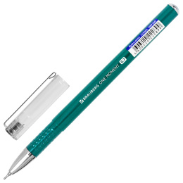 Ручка шариковая масляная BRAUBERG "ONE MOMENT COLOR", СИНЯЯ, корпус ассорти, В ДИСПЛЕЕ, игольчатый узел 0,7 мм, линия письма 0,35 мм, 143003