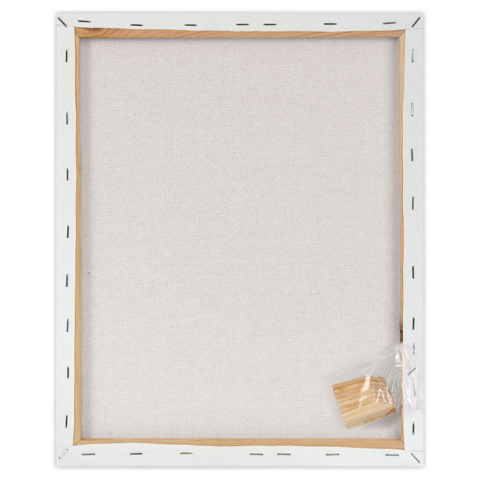 Холсты на подрамнике, набор 3 штуки, BRAUBERG ART BASIC, 40х50 см, 280 г/м2, хлопок, грунт, 192678
