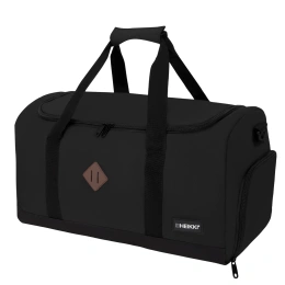 Сумка спортивная HEIKKI MOVE RENOWNED (ХЕЙКИ), отделение для обуви, черная, 28x51x26 см, 273909