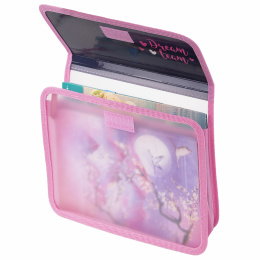 JUNLANDIA A5 ноутбук қалтасы, пластик, 2 бөлім, Velcro клапаны, "Dream Team", 271490