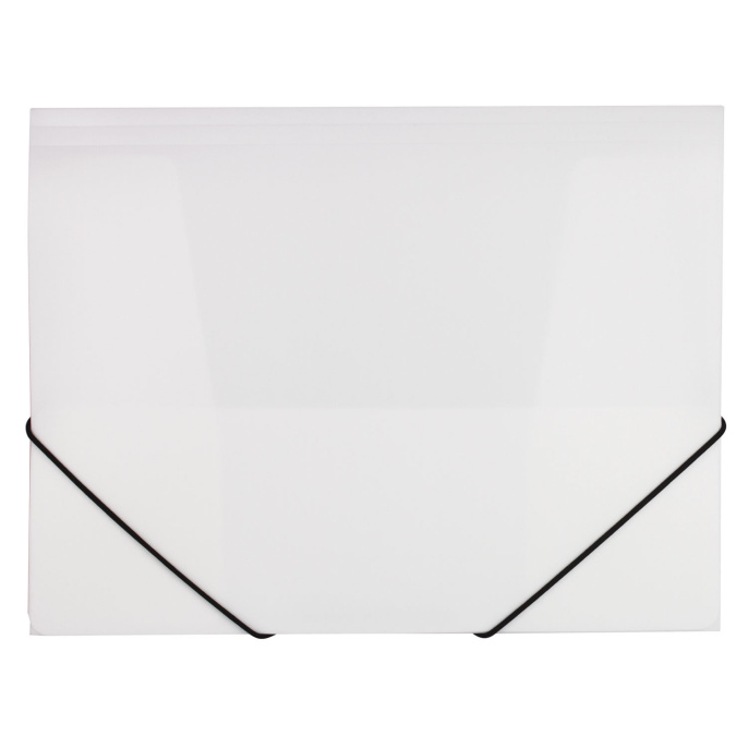 BRAUBERG "Office" серпімді қалтасы, ақ, 300 параққа дейін, 500 мкм, 228080