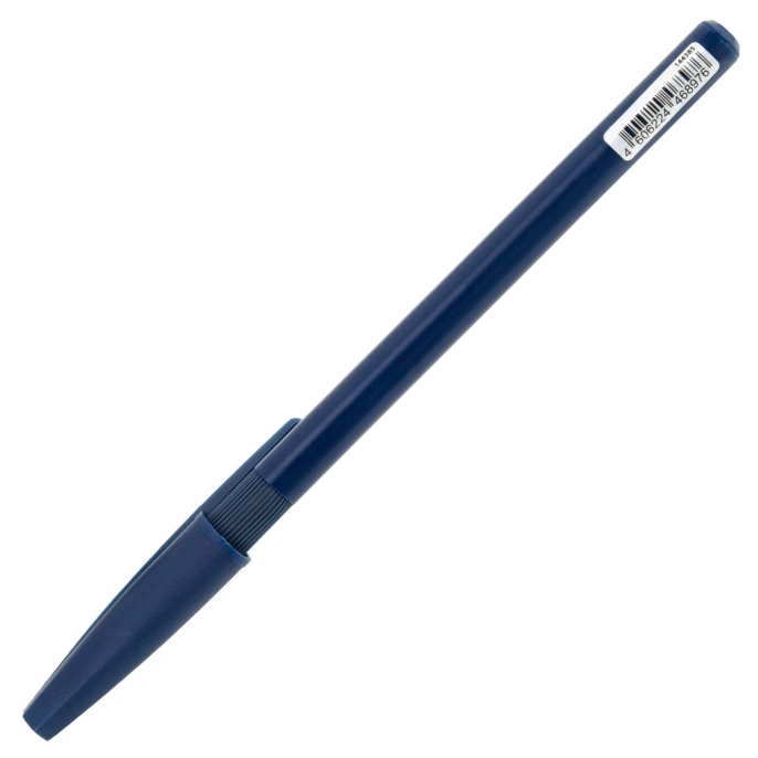 Ручка шариковая с грипом BRAUBERG "i-STICK DEEP BLUE", СИНЯЯ, пишущий узел 0,7 мм, линия письма 0,35 мм, 144385