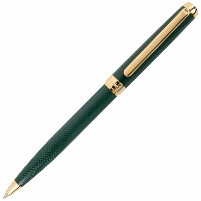 Galant "Ando Emerald" сыйлық шарикті қаламы, Изумруд корпусы, бөлшектер Алтын, түйін 0,7 мм, жазу сызығы 0,5 мм, көк, 144175