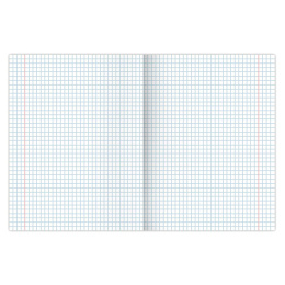 Тетради 18 л. КОМПЛЕКТ 10 шт. BRAUBERG КЛАССИКА, клетка, обложка картон, СИНЯЯ, 106658