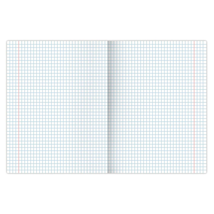 Тетради 18 л. КОМПЛЕКТ 10 шт. BRAUBERG КЛАССИКА, клетка, обложка картон, СИНЯЯ, 106658