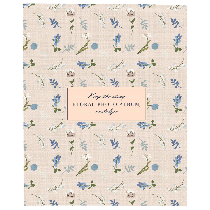 BRAUBERG фотоальбомы "Vintage flowers" 200 фото 10х15 см, Қатты мұқаба, 391428