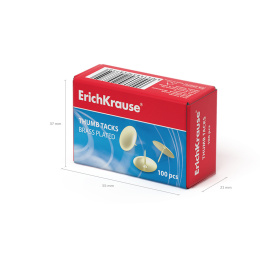 ErichKrause металл түймелері (100 дана қорапта)