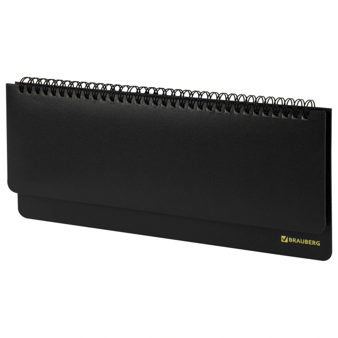 Brauberg "select", балакрон, 60 л., Қара, 123797 күні көрсетілмеген (305х140 мм) үстел үсті планингі