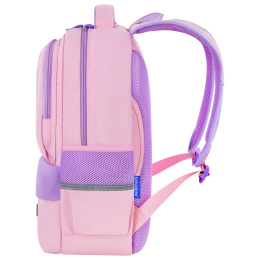 BRAUBERG STAR рюкзактары, 1 бөлім, 5 қалта, "Капибара", қызғылт, 40x29x13 см, 272062