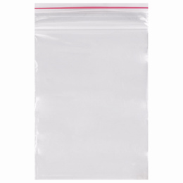 Пакеты с замком ZIP LOCK "зиплок", комплект 100 шт., 40х60 мм, ПВД, толщина 35 микрон, BRAUBERG, 606206