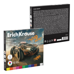 Пластилин классикалық ErichKrause жол аңы 12 түсті стек, 180 г (қорапта 12 дана)