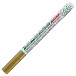 Маркер-лак бояуы (paint marker) 2 мм, алтын, КСИЛОЛСЫЗ (иіссіз), алюминий, BRAUBERG PROFESSIONAL, 150867