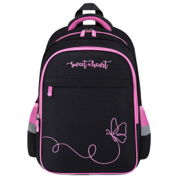 BRAUBERG FAVOUR рюкзактары, 2 бөлім, 3 қалта, "Soaring butterfly", кесте, 40х29х15 см, 274433