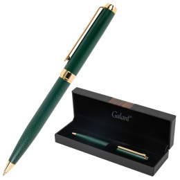 Galant "Ando Emerald" сыйлық шарикті қаламы, Изумруд корпусы, бөлшектер Алтын, түйін 0,7 мм, жазу сызығы 0,5 мм, көк, 144175
