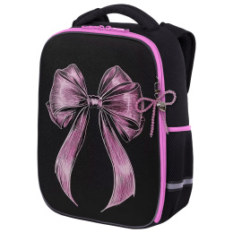 Brauberg light сөмкесі, 1 бөлім, салпыншақпен, "Chic bow", 36x26x13 см, 274386