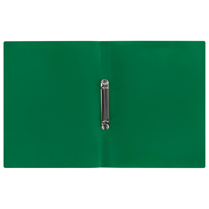 Папка на 2 кольцах А4 BRAUBERG PIXEL, 25 мм, темно-зеленая, до 170 листов, 0,5 мм, 273033